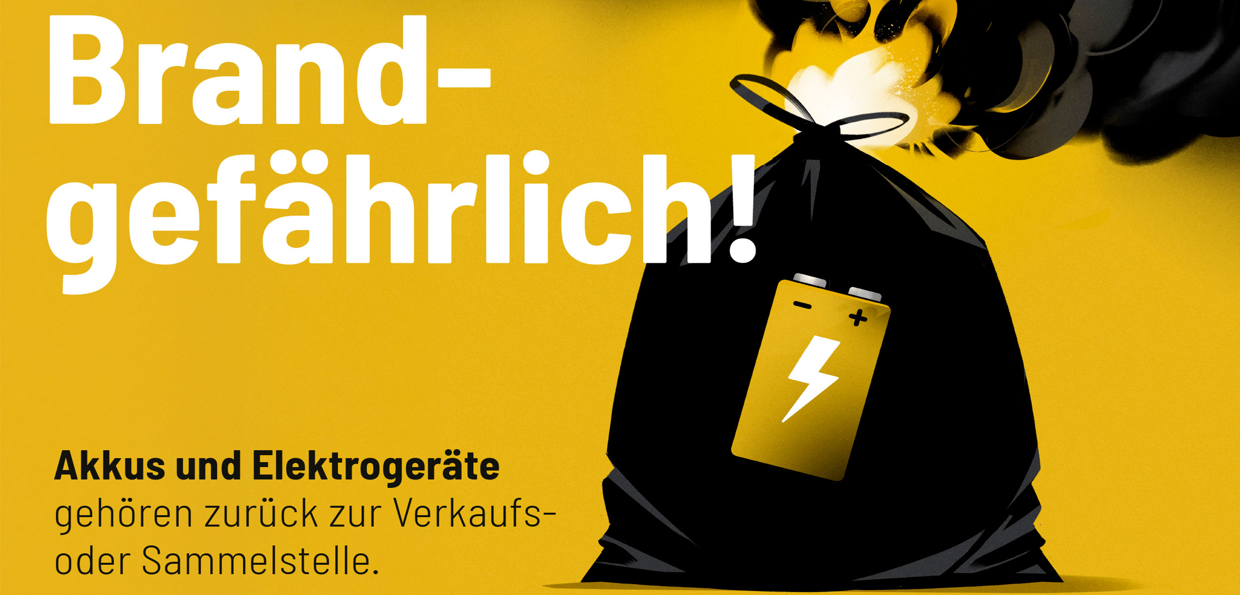 Nationale Sensibilisierungskampagne «Brandgefährlich»